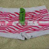 Red & White Pattern Women Seamless Underwear Boxer Short thumbnail-1