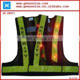 Factory Custom Made Light Mesh Led Tubes Flashing Led Lights High Visibility Flashing Reflective Jacket LED thumbnail-2