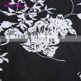 Wholesale Price Black and White Floral Korean Casual 2017 Women Floral Dress thumbnail-4