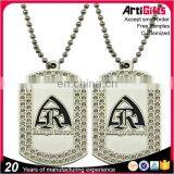 Wholesale Souvenir Customized Couple Military Dog Tags With Engraved Logo thumbnail-5