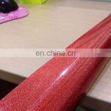 High Quality Most Fashionable Glitter Heat Transfer Vinyl for Clothing PU PVC Hologram Flock Heart Transfer Film thumbnail-4