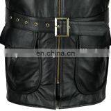 Top Quality Genuine Cow Hide Super Soft Leather Motorcycle Jacket thumbnail-3