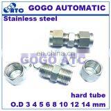 Quick Coupler O.D 3/4 Inch Stainless Steel Tee Fittings Stainless Steel Shop Fittings Coiled Stainless Steel Tubing thumbnail-2