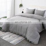 Luxury 3 Piece 200TC Grey Pillow Sham Super King Quilt Bedding Set Bed Sheets Duvet Cover thumbnail-2