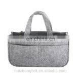 Portable Grey Color Felt Handbag Organizer thumbnail-6