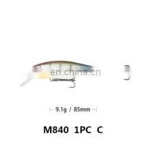 Handmade 8.5cm 9.1g Artificial Bait Fishing Lure Freshwater Saltwater Hard Plastic Fishing Lure Floating Minnow Fish Lure thumbnail-3