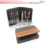 8pcs Stainless Steel Accessories PU Zipper Manicure Set