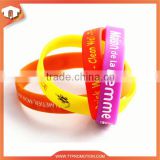 Manufacture cheap cool silicone wristband