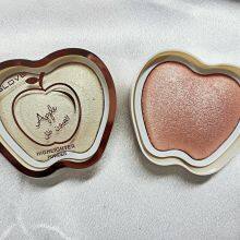 Factory OEM Apple Shape Make up Face Shimmer Highlighter Baked Powder Glow Loose Makeup Highlighter Powder Polvo De Cara thumbnail-3