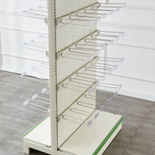 Customized Metal Floor Shelves Pegboard for Tools Shops Product Tools Display Racks thumbnail-5