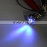 16mm Splash Resistant Blue Latching 12v Power Push Button Switch Ip65 thumbnail-6