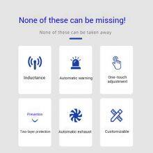 Прочный шкаф для медицинских кислородных баллонов с сигнализацией и антикоррозионной стальной конструкцией для медицинского газового хранилища thumbnail-5