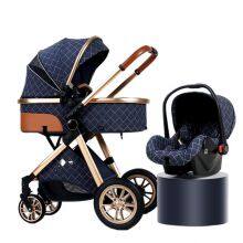 High Quality 3-in-1 Travel System Baby Stroller Two-way Push Chair With Carrycot For Sitting And Lying - Buy Luxury Removable Carry Cot Pram Oxford thumbnail-3