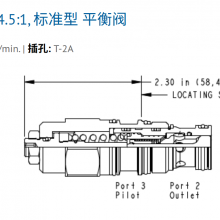 Sun Balance Valve CBEGLJN With Pressure Pilot Ratio 4.5:1, Standard Load Holding Valve thumbnail-4