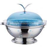 Stainless Steel Fruit Colander With Lid thumbnail-2