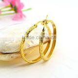 Wholesale Fashion Jewelry Women Wear Jewelry Gold Huggie Earrings thumbnail-3