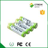 aaa battery 1.5V alkaline LR03 1100mah capacity