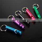 Aluminum Alloy Whistle Keyring Keychain Mini For Outdoor Emergency Survival Safety Sport Camping Hunting thumbnail-1