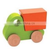 Colorful mini wooden baby toys truck