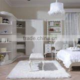 Hot Sale Kids Furniture White Color Princess Design Children Bedroom Furniture Set thumbnail-2