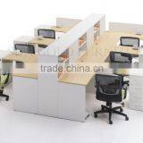 Latest Wooden L Shape Office Workstation for 6 Person ( SZ-WSB310)