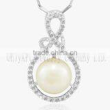 S925 Sliver Jewelry Pearl Pendants Freshwater Pearl Girls Pendants thumbnail-4