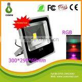 RGB Slim Flood Light Waterproof 50w High Lumen Color Changing Outdoor Led Floodlight