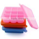 Silicone Ice Tray, Ice Cube Tray, Ice Cube Maker, Silicone Baby Food Container With Lid thumbnail-2