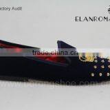 Slip-on Rivet and Embroidery Men Loafers Shoes Flat Velvet Loafer for Men Quality Choice Most Popular thumbnail-2