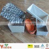 Cheap Wholesale Straw Wicker Picknic Baskets thumbnail-1