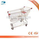 2016 Top Selling 60-240L Asian and Europe Style Supermarket Metal Shopping Trolley thumbnail-2