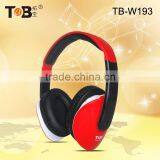 Wireless Earmuff FM AM Radio and Mp3 Player Headphones / Headsets With TF / MicroSD Card TB-W193 thumbnail-1