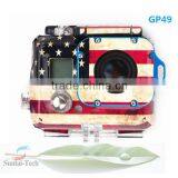 2016 Gopros Accessories Popular Camera Case Sticker for Gopros Heros ,American Flag Shin Sticker for Go Pro He ro 3 Housing,GP49 thumbnail-3
