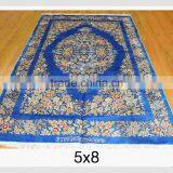 Door Carpet Handmade Persian Silk Rug Persian Handmade Silk Carpets for Home Hotel Villa/silk Rug thumbnail-1