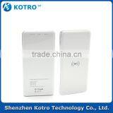 2014 Factory Price Hot Selling Qi Wireless Charger With Mobile Power Battery 10000 MAh for Cellphone /iPhone /Samsung /HTC