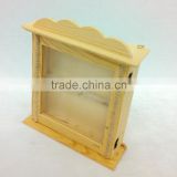 2015 high quality decoration wooden wall hanging key box wholesale pine