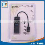 USB 3.1 Type-C Hub With 3 Ports USB 2.0 and Card Reader for the Latest USB C Laptop thumbnail-4