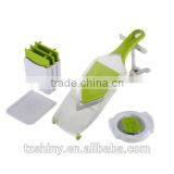 2016 Premium Kitchenware Plastic V-Blade Slicer Stainless Steel Mandoline Slicer With Changeable Blade thumbnail-1