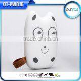 Unique Design Portable Charger Totoro Power Bank 6600mah 7200mah for Apple Samsung Nokia
