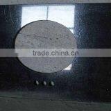 Black Galaxy Granite Kitchen Countertop, Polished