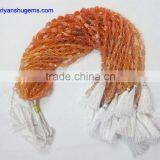 Peach Moonstone Hand Made 6*10-8*12 mm Faceted Tumble Shape, 16" Strand Length 100% Natural Gemstones