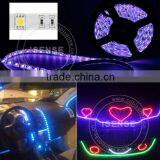 IP65 Flexible Dimmable Led Rope Light Rgb Smd 5050 Ultra Thin Led Strip Rgb
