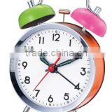 3.5 metal case mechanical alarm clock mechanism, retro design clock, desktop clock,colorful clock