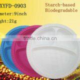 Cornstarch Biodegradable Disposable Dinnerware Plastic Plates thumbnail-3