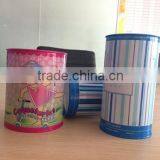 Personalized Tin Box Round Shape Container Perfume Tin Box