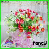 2013 Hot Sale 30 Heads Cheap Wholesale Silk Artificial Plastic Gerbera Daisy Flower for Wedding&holiday Decoration