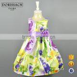 Wholesale Latest Modern Baby Girls Dresses Cute Western Children Kid Dress Royal Blue Sleeveless Tutu Summer Party Wear 2016 thumbnail-1