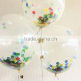2016 Hot Sale 12-36inch Round Latex Transparent Balloons For Wedding Decoration Party Decoration With Tassels Most Popular thumbnail-5