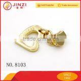 Custom Metal Zipper Slider Head With Engraved Letters thumbnail-1