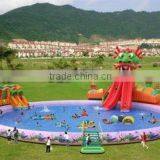 QH-WP-29 Giant Inflatable Water Park , Funny Inflatable Water Toys With Big Pool thumbnail-1